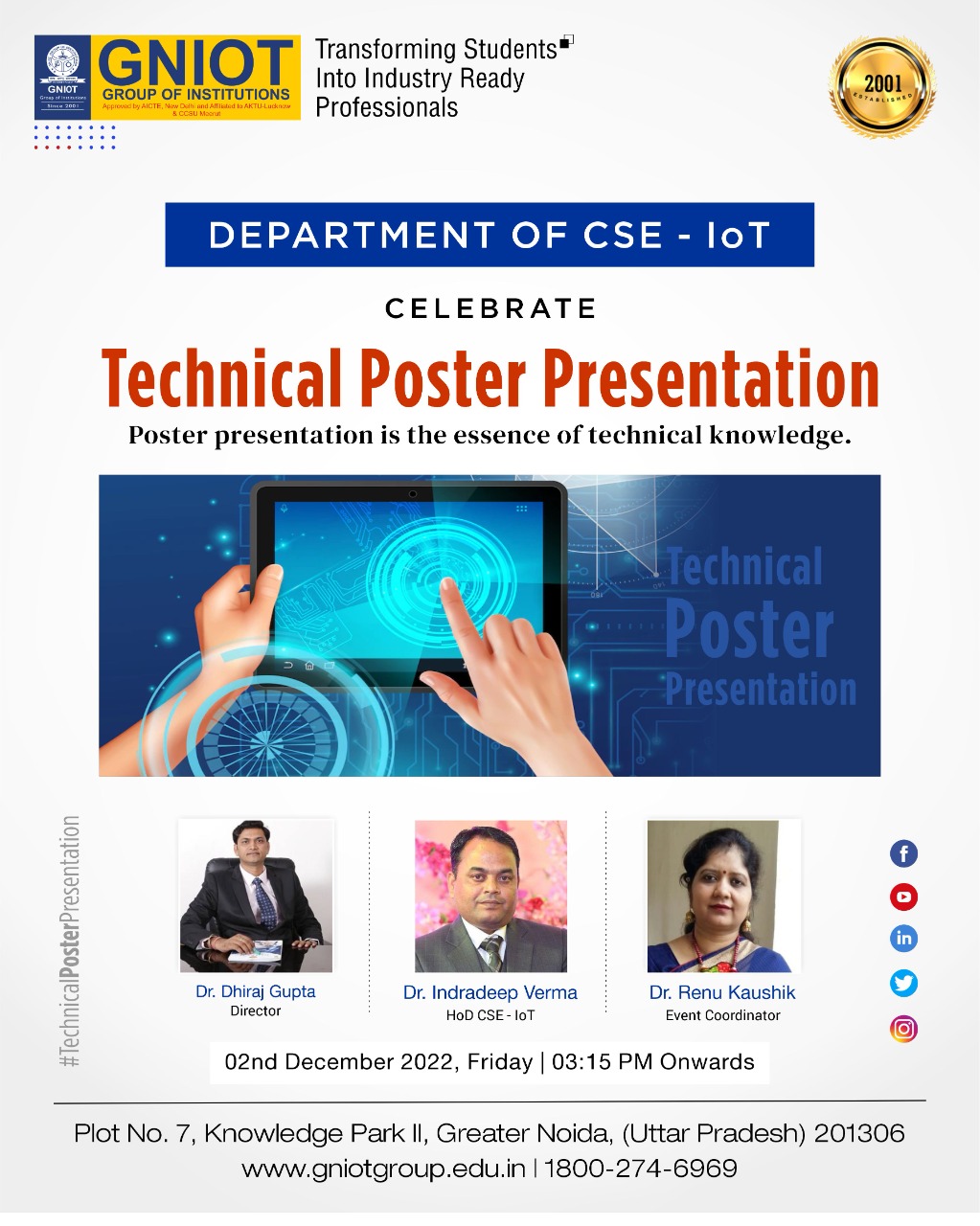 poster presentation on technical topics