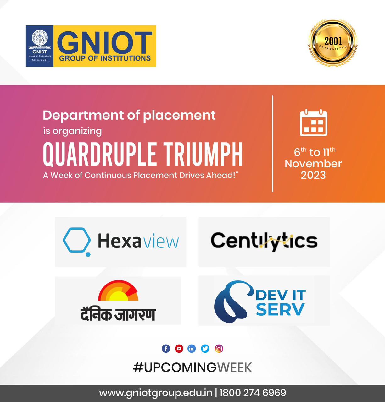 GNIOT hosts tablet distribution ceremony in Uttar Pradesh today